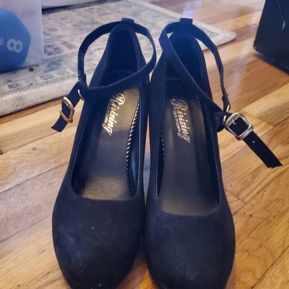 Ririxing Black Heels